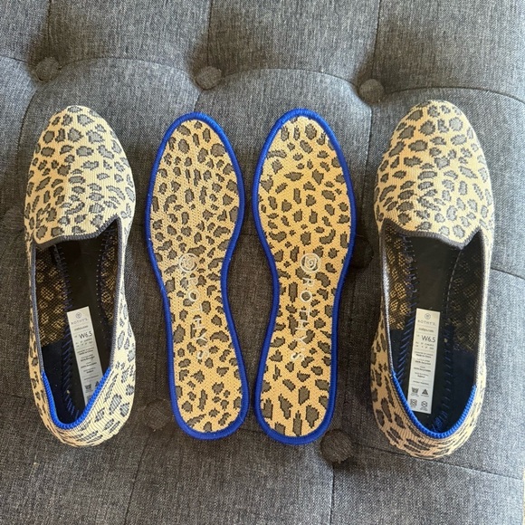 Rothy's Leopard Print Flats in Women’s Size 6.5. EUC - Picture 6 of 9